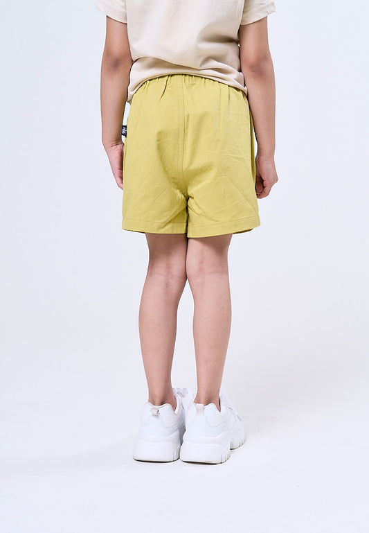 Mossimo Kids Jada Yellow Plain Drawstring Shorts