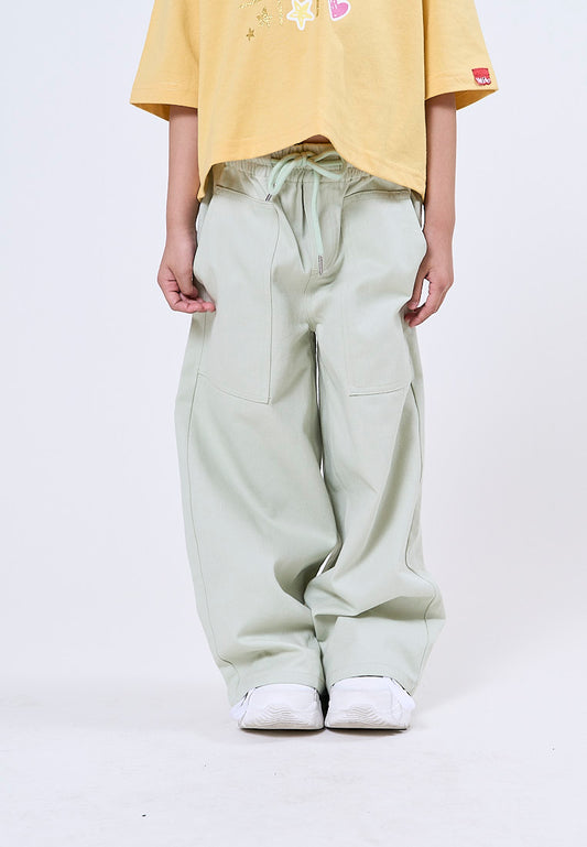 Mossimo Kids Harriet Mint Wide Leg Paper Bag Pants