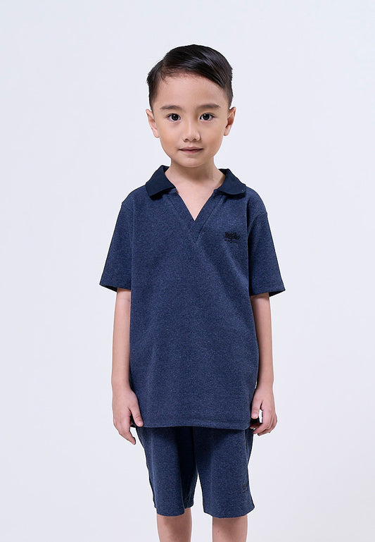 Mossimo Kids Renzie Black Rib Knit Top and Shorts Set