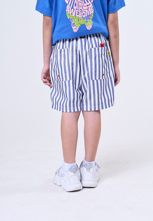 Mossimo Kids Spongebob White Mid Length Stripes Board Shorts