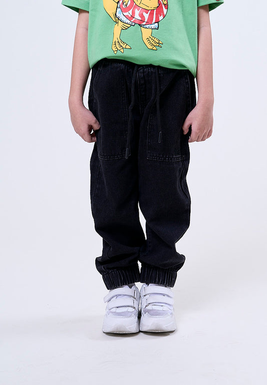 Mossimo Kids Syrus Gray Denim Regular Jogger Jeans