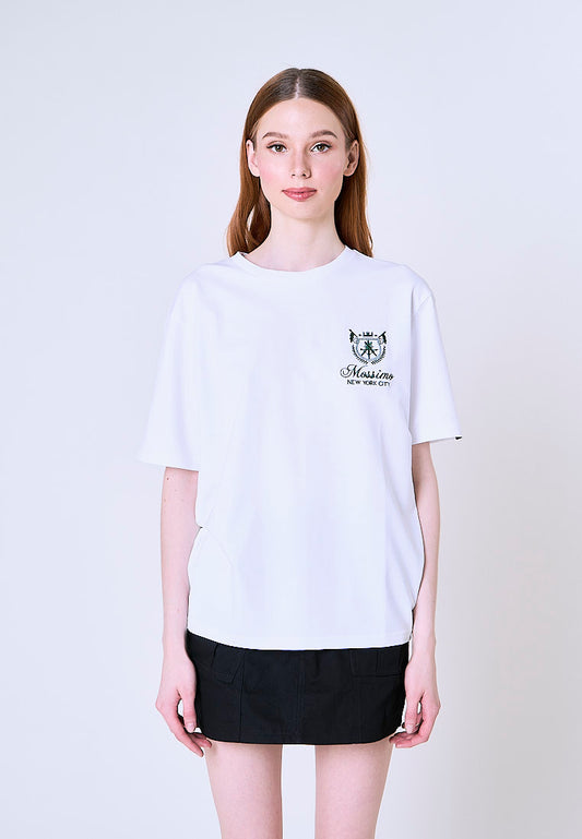 Mossimo Aria White Modern Fit Tee