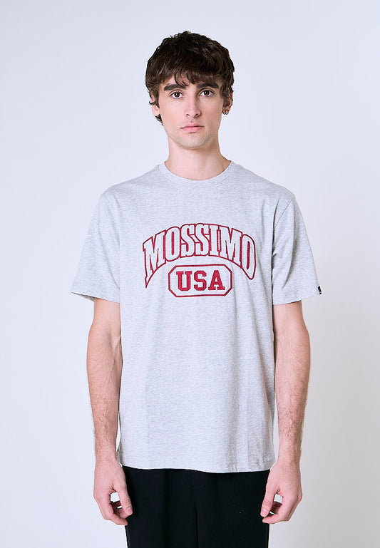 Mossimo Aj Heather Gray Comfort Fit Tee