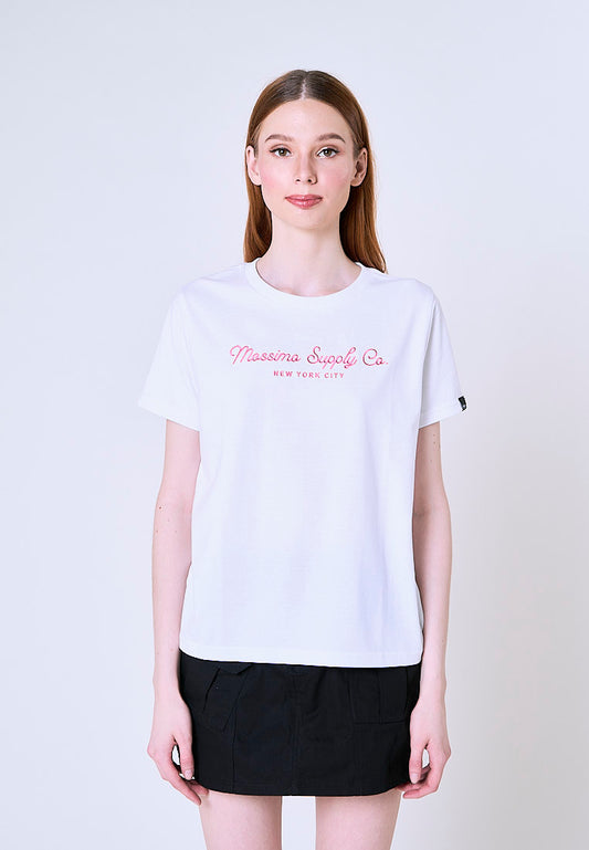 Mossimo Fiora White Classic Fit Tee