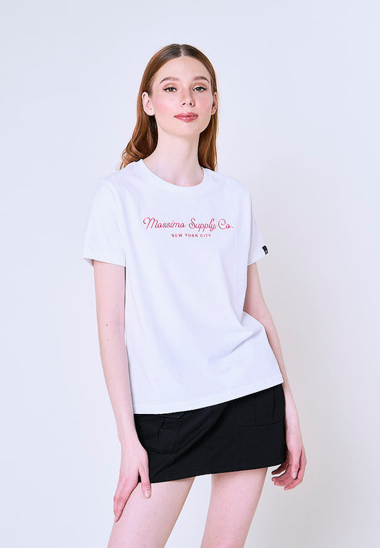 Mossimo Fiora White Classic Fit Tee