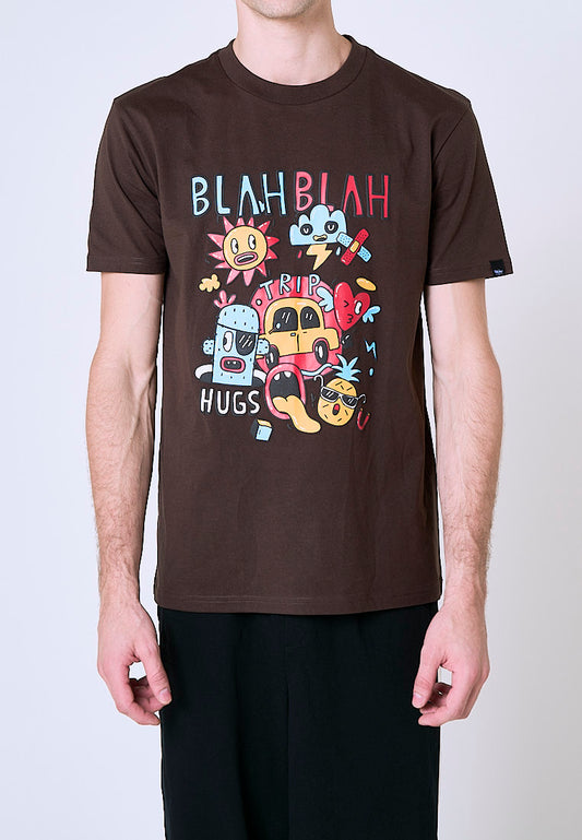 Mossimo Cassian Camel Brown Unisex  Tee