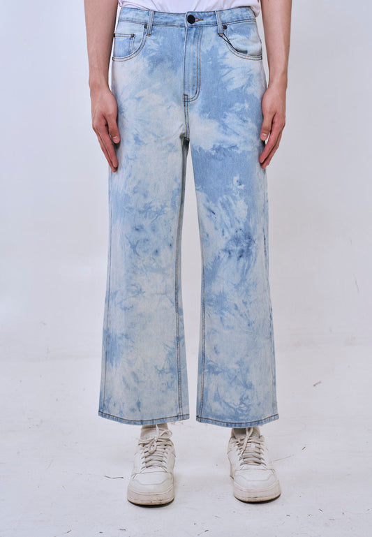 Mossimo Joshua Wash Blue Straight Fit Denim Pants For Men