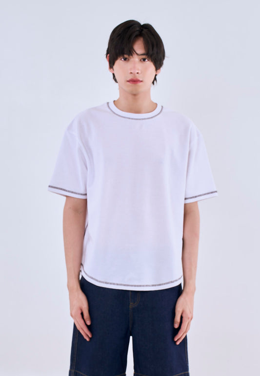 Mossimo Kaizen White Modern Fit Tee For Men