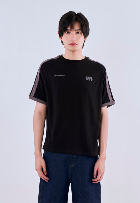 Mossimo Briggs Black Modern Fit Tee Round Neck For Men