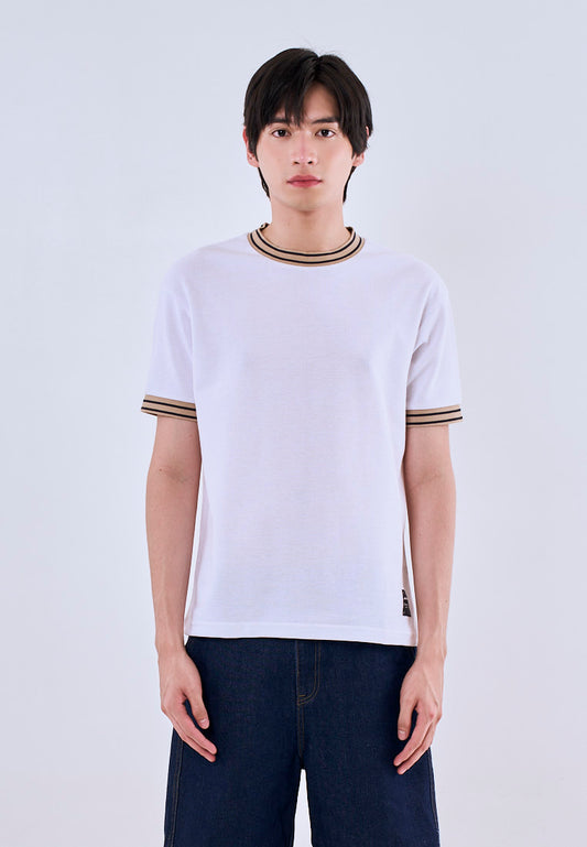 Mossimo Carter White Regular Fit Tee For Men