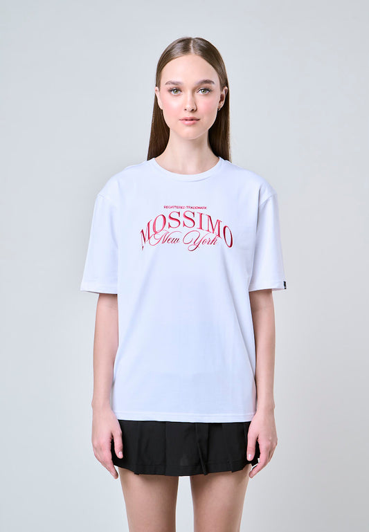 Mossimo Ravena White Modern Fit Tee