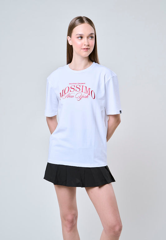 Mossimo Ravena White Modern Fit Tee
