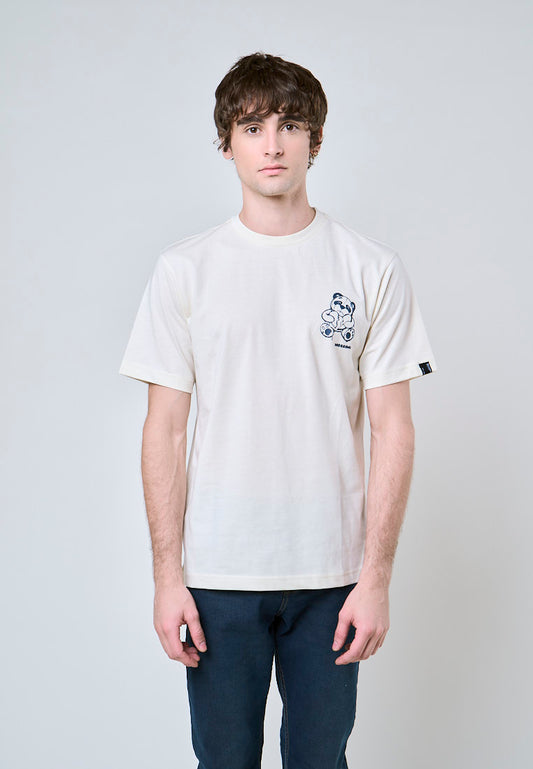 Mossimo Henry Beige Comfort Fit Tee