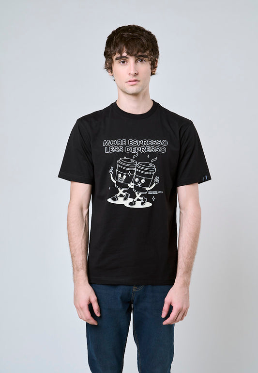 Mossimo Kaison Black Comfort Fit Tee