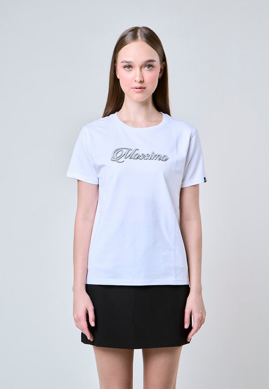 Mossimo Eloise White Classic Fit Tee