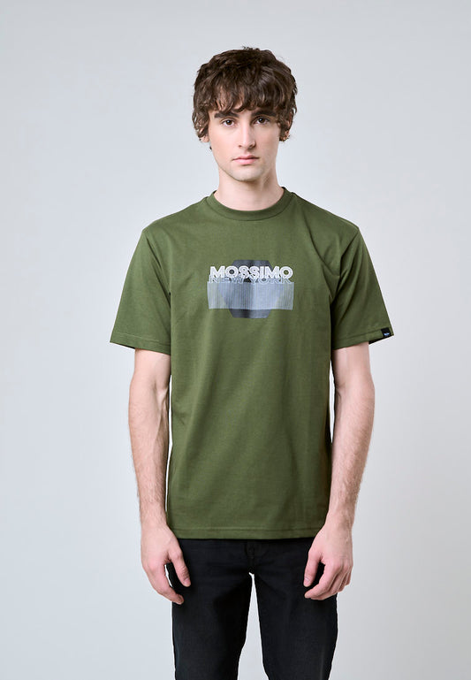 Mossimo Elio Army Green Comfort Fit Tee