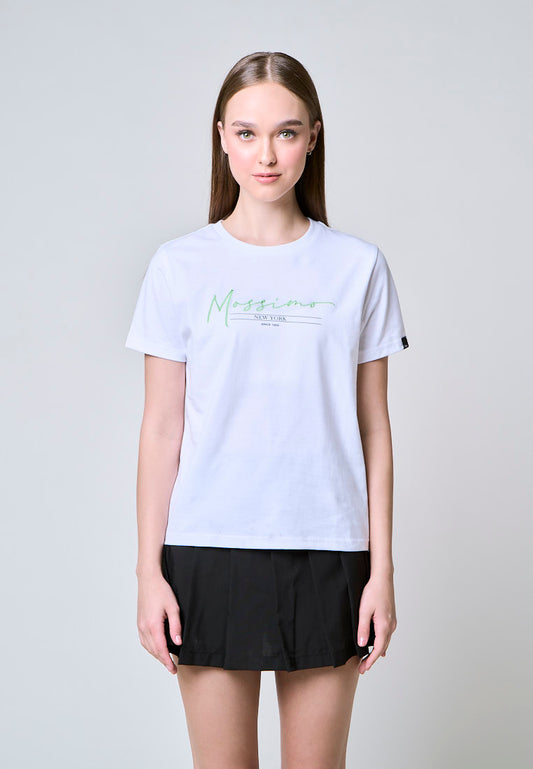 Mossimo Carla White Classic Fit Tee