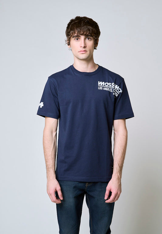 Mossimo Callum Navy Blue Comfort Fit Tee