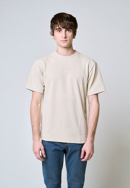 Mossimo Robin Khaki Round Neck Comfort Fit Tee