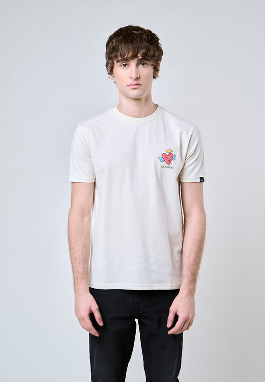 Mossimo Ambrose Beige Unisex Tee