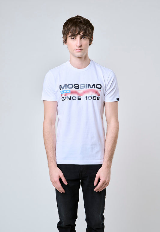 Mossimo Harvey White Muscle Fit Tee