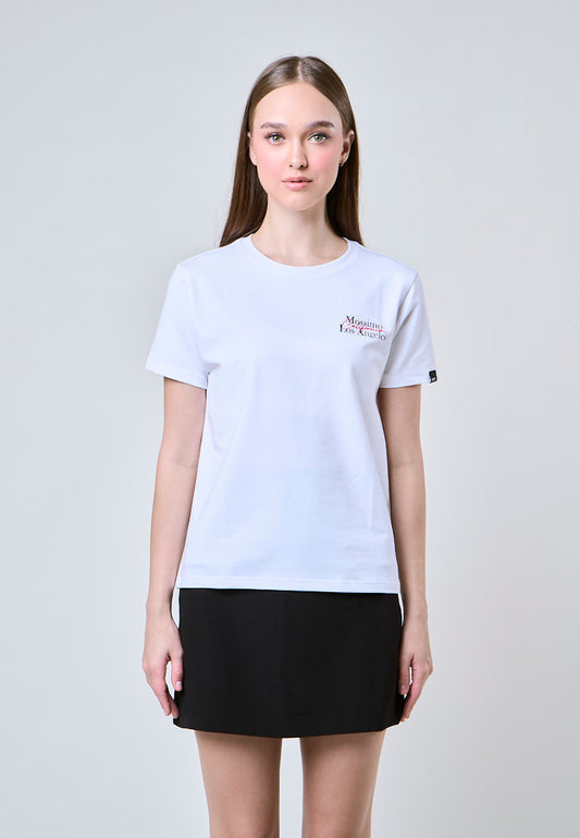 Mossimo Elizabeth White Classic Fit Tee