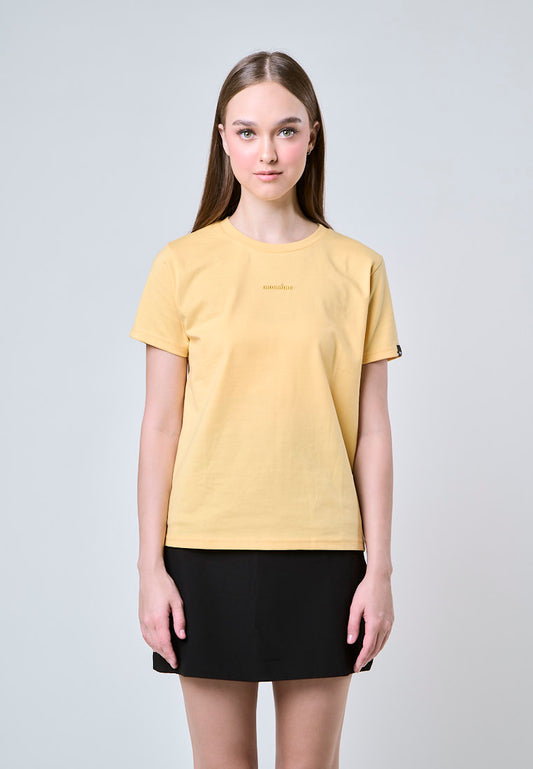 Mossimo Amara Yellow Classic Fit Tee