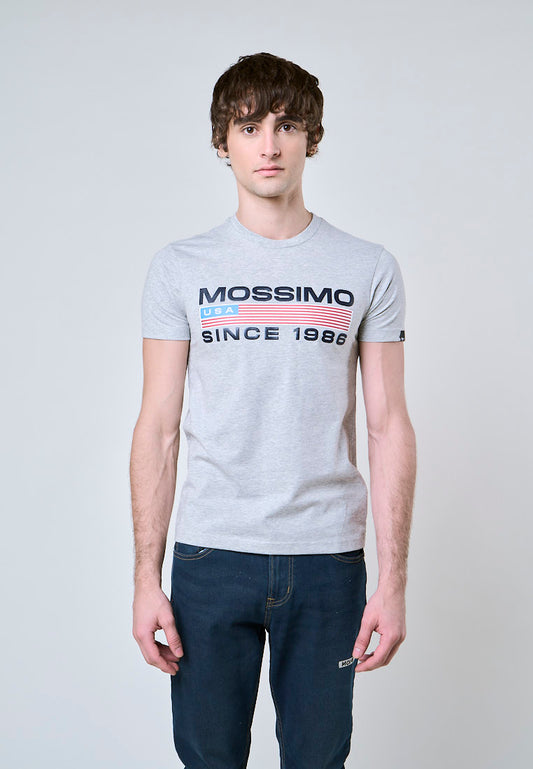 Mossimo Harvey Gray Muscle Fit Tee