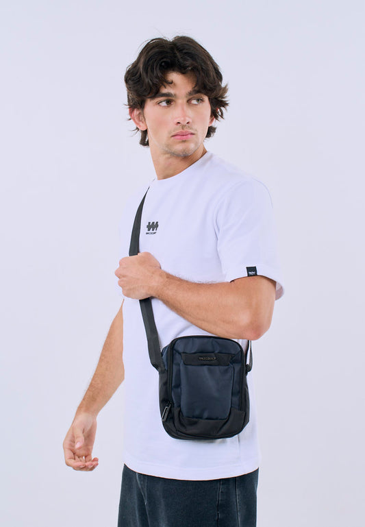 Mossimo Zavian Blue Small Sling Bag For Men