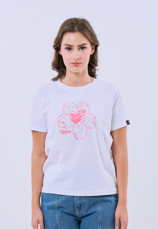 Mossimo Skye White Classic Fit Tee For Women