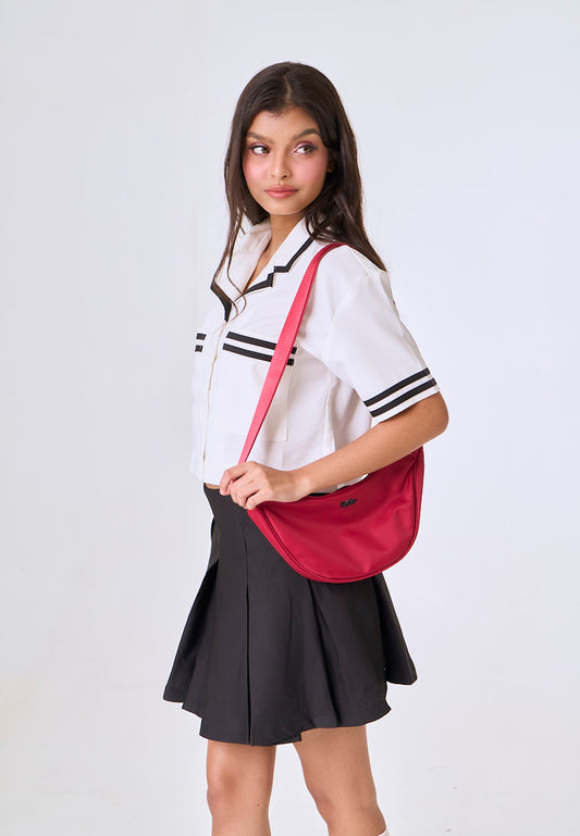 Mossimo Clouie Red Crossbody Bag