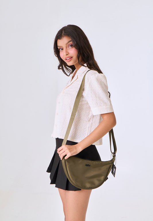 Mossimo Clouie Green Crossbody Bag