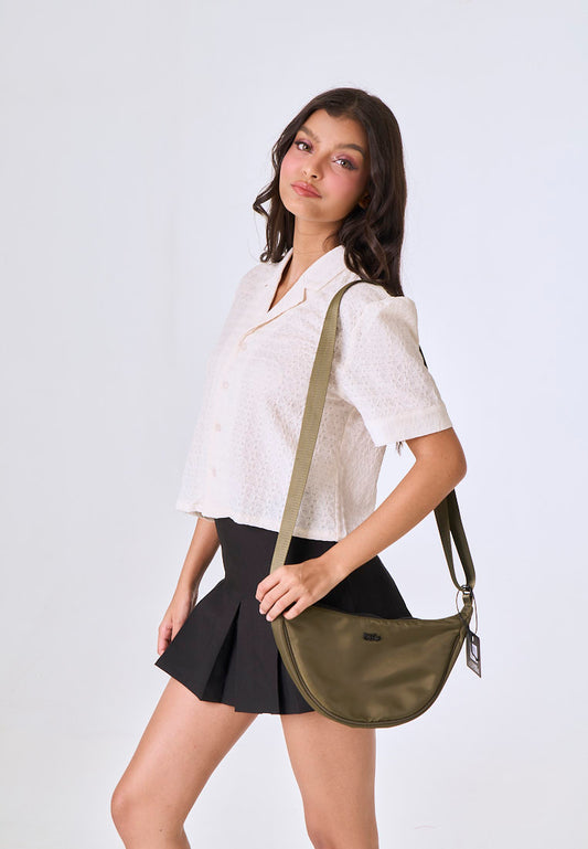Mossimo Clouie Green Crossbody Bag