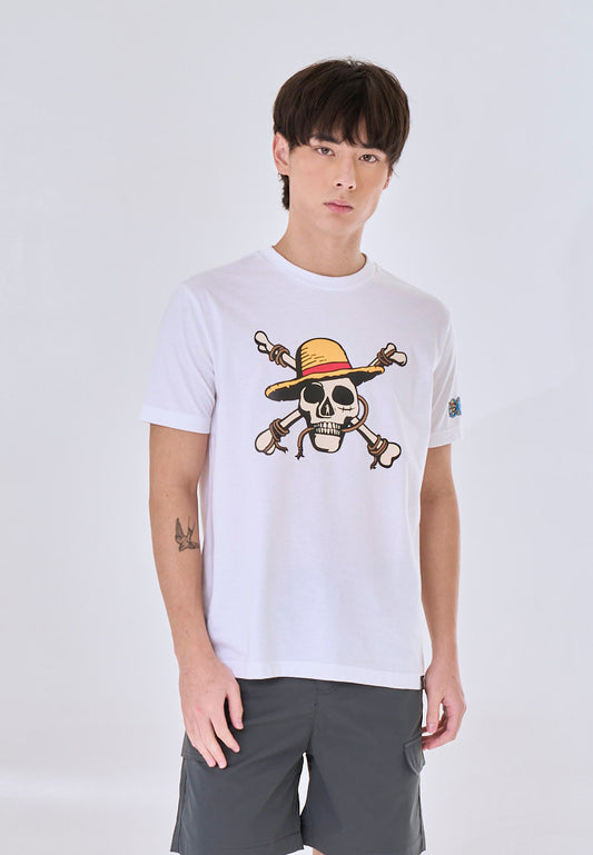 Mossimo One Piece White Unisex Tshirt