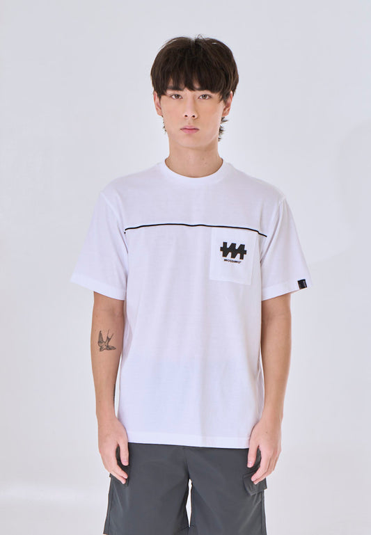Mossimo Zayden White Comfort Fit Tee
