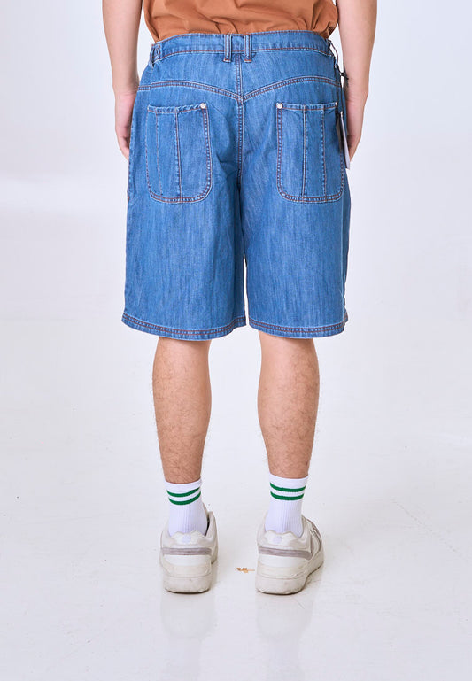Mossimo Lioran Medium Blue Carpenter Shorts