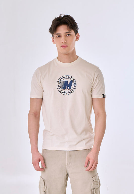 Mossimo Ace Beige Classic Fit Tee