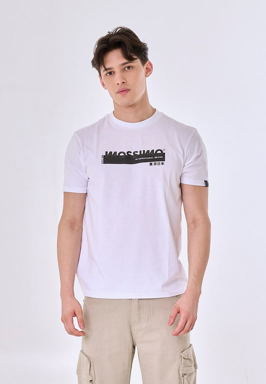 Mossimo Dylan White Classic Fit Tee For Men