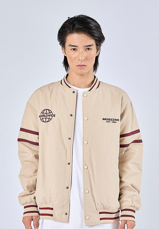 Mossimo Inigo Beige Bomber Loose Jacket
