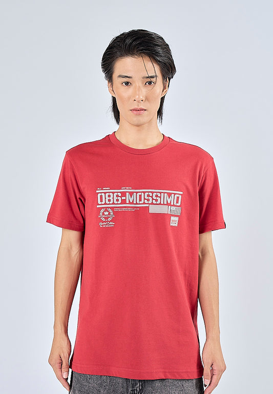 Mossimo Manuel Red Muscle Fit Tee