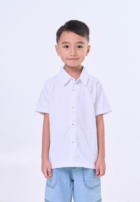 Mossimo Kids Troy White Resort Polo For Boys