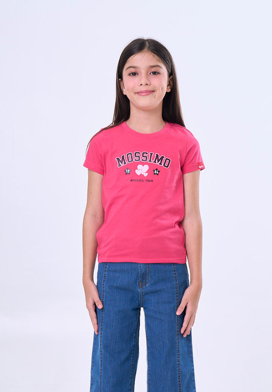 Mossimo Kids Cheryl Raspberry Basic Graphic Tshirt