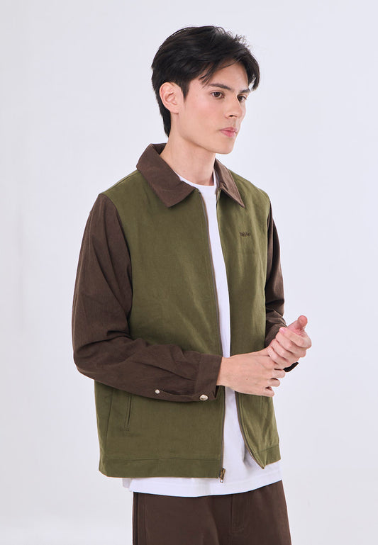 Mossimo Reese Army Green Classic Twill Jacket For Men