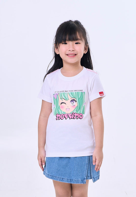 Mossimo Kids Anne White Basic Graphic Tshirt