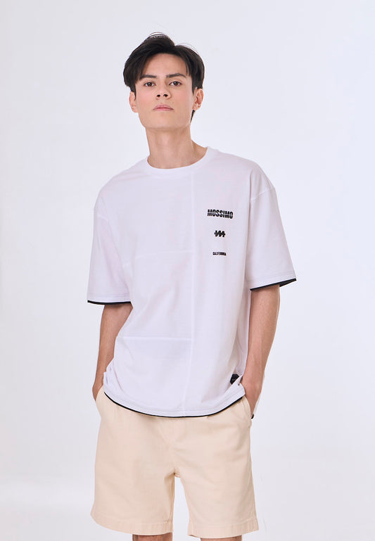 Mossimo Finn White Modern Fit Tee