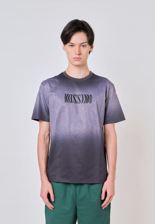 Mossimo Clark Dark Gray Round Neck Comfort Fit Tee