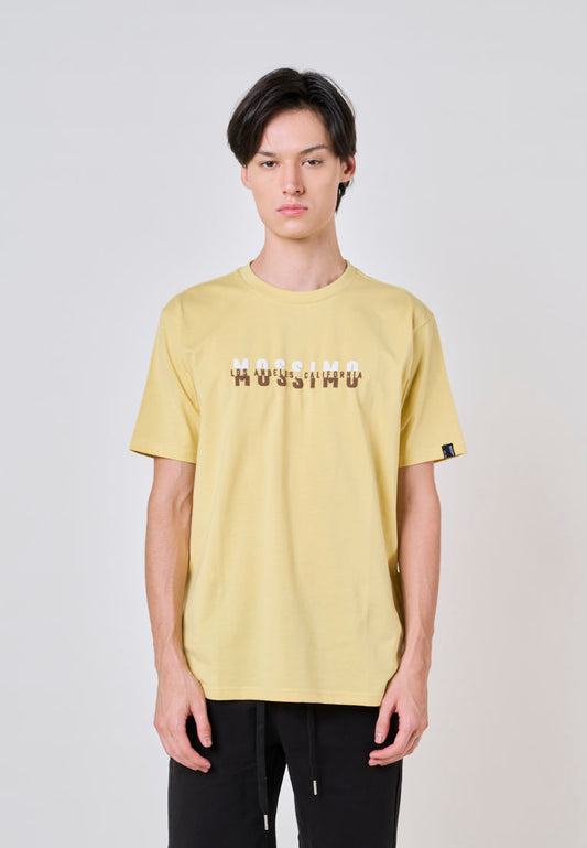 Mossimo Aaron Cream Gold Classic Fit Tee