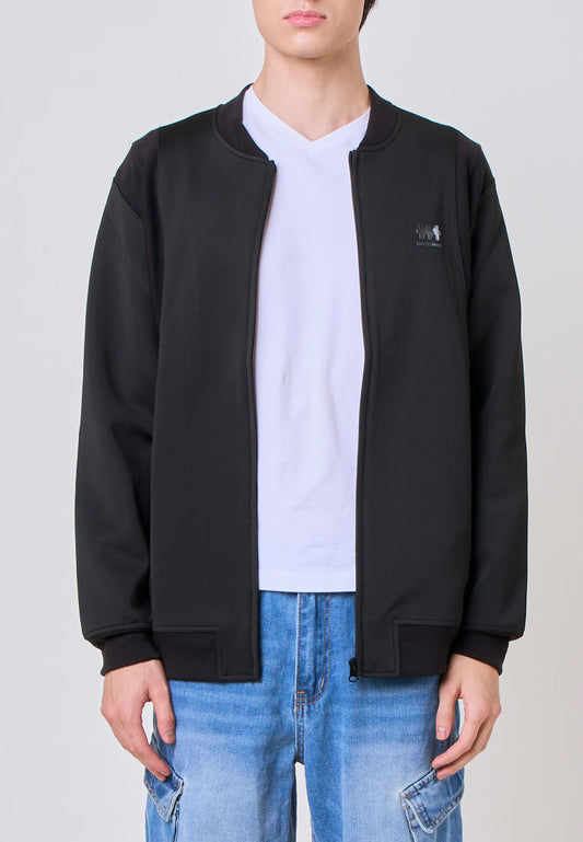 Mossimo Drake Black Comfort Bomber Jacket