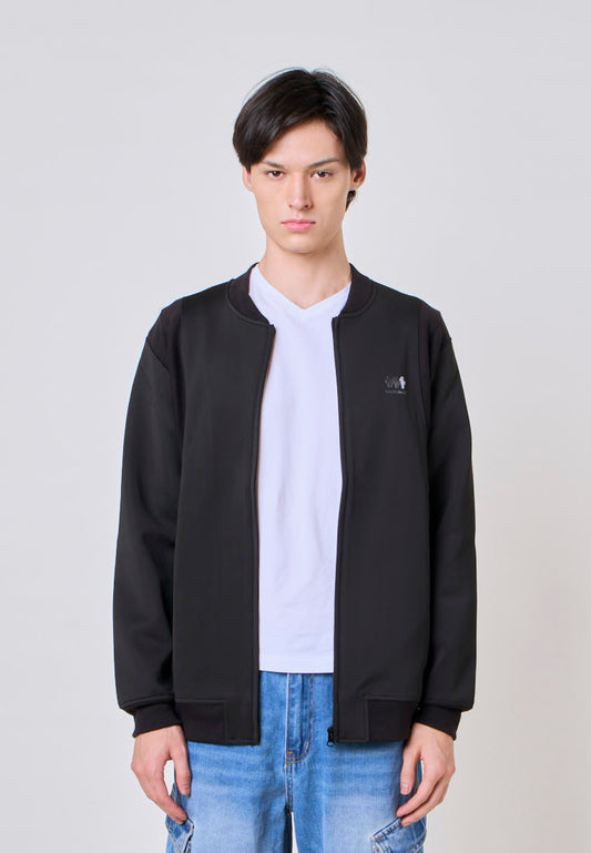 Mossimo Drake Black Comfort Bomber Jacket