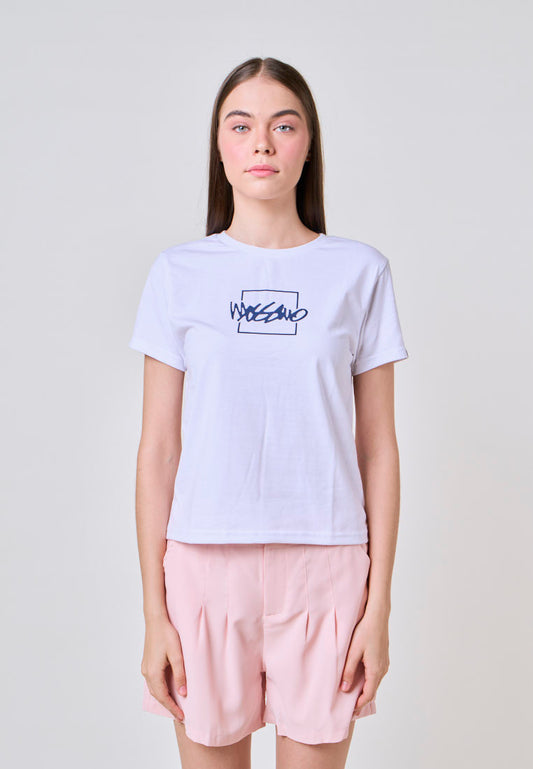 Mossimo Luna White Classic Fit Tee